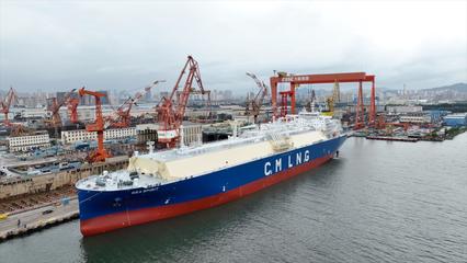 我国成功交付首艘17.5万立方米自研液化天然气运输船